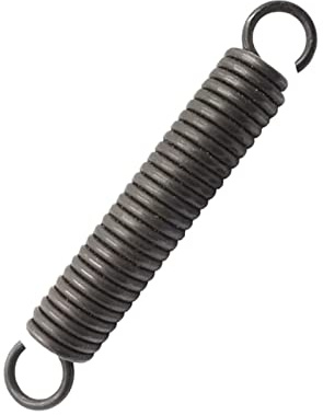 2 Stück Drahtdurchmesser 3mm Schraubenfederstahl Zugfeder, Außendurchmesser 20mm Zugfeder, Länge 60-200mm Zugfeder mit Haken, 3.0x20x200mm