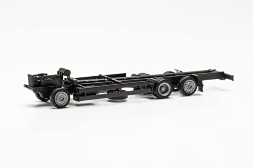 Herpa truck model accessories, truck chassis MAN Volumenzug 7,82m, 2 pcs. rue to its original scale of 1:87, plastic model for diorama, model building, miniature model kit