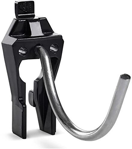 Raaco Support de Perceuse Clip 10 pour Panneau Perforé & Mur d'Outils, Support Spécialisé pour 2 Perceuses, Porte-Outils Robuste en Acier & Polyacétal, Crochet de Panneau Perforé