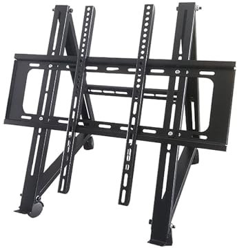 Konferenzraum Podium Universeller TV Bodenständer – Rollender TV-Ständer Für 32–75 Zoll Fernseher, Mobiler TV-Ständer, Rollwagen Mit Neigbarer Halterung/feststellbaren Rädern