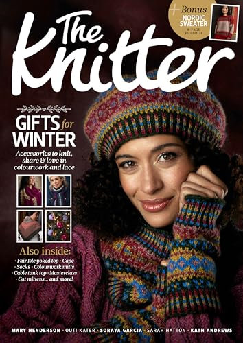 Knitter Issue 194, 2023 - Also inside : Fair isle yoked top, cape, socks, colourwork mitts, cable tank top ... (English Edition)