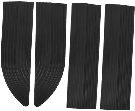 CAXUSD 1set Rampa Gomma Angolata Per Robot Aspirapolvere Supporto Antiscivolo Per Superare Gradini e Soglie Per Uso Domestico e Vari Veicoli Come Carrozzine e Giocattoli