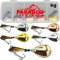 Paradox Fishing Jig Spinner 5er Set 6g Delusory 2.0 Spin Jig zum Barsch Angeln Barsch Köder Zander Spinnerbait Spinn Köder – optimaler Barschköder