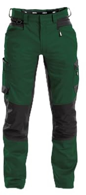 DASSY® Helix Stretch-Arbeitshose - Größe 48 - FLASCHENGRÜN/SCHWARZ