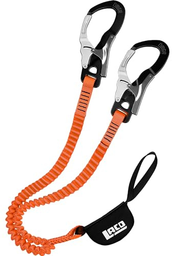 LACD Universal Ultimate 3.0 Ferrata Klettersteigset, Black-orange, OneSize
