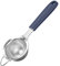 U-Taste Tamis à mailles fines: Passoire de cuisine en acier inoxydable 18/8 de 8,5 cm avec poignée rivetée en silicone robuste pour tamiser la farine, égoutter le thé, le riz, le quinoa (Bleu Nuit)