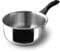 Lacor - 31312 - Casserole droite versante Garinox, acier inoxydable, bec verseur, poignée ergonomique en bakélite, 0,5 litre, allant à l’induction, non allant au four, lavable au lave-vaisselle, Ø12cm