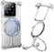 NIFBANG For Xiaomi 14 Case, Frameless Metal Aluminium with Magsafe Stand, 4 mm Raised Camera Protection, Military Standard Shockproof Magnetic Mobile Phone Case for Mi 14 Xiaomi 14 Phone Case, Xiaomi