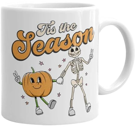 Tasse à café dHalloween, tasses à café dHalloween - Fournitures de fête en en céramique Tasses à boire du thé,Tasses drôles en céramique pour bonbonnières exquises Tasses dautomne