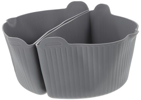 Garneck Ensemble De 4 Séparateurs Multifonctions pour Mijoteuse Doublure en Silicone Anti-Fuite pour La Cuisson