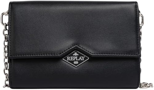 REPLAY Damen FW5377 Reisezubehör-Brieftasche, 0098 Black