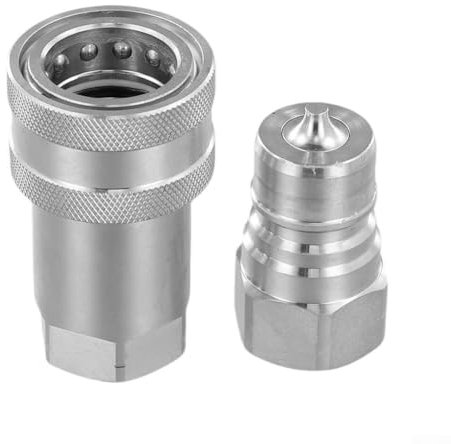 Zeroupshop Tubo dell'olio idraulico ad alta pressione NPT1/2, raccordo a connessione rapida per tubo dell'olio ad alta pressione, per edilizia mineraria (femmina)