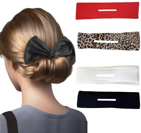 4 PCS Hair Bun Maker – Deft Styling Tool for Creating Perfect Buns & Updos – Easy-to-Use, Reusable Hair Accessories for All Hair Types