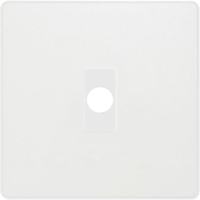 BG Evolve Pearlescent White Flex Outlet Socket White Insert PCDCLFLEXW