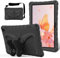 Custodia compatibile con tablet Kindle Fire HD 10 (13a/11a generazione 2023/2021), custodia protettiva leggera in EVA robusta antiurto con tracolla (nero)