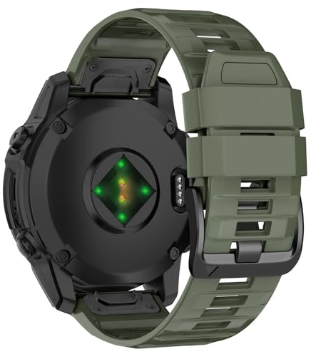U-LIMVE Bracelet pour Garmin Fenix 8 47mm/7 Pro/7/6 Pro | Bracelet silicone 22mm QuickFit pour Epix Pro 47mm/Quatix 8 47mm/Tactix 8/Approach S70/S62/S60