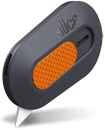 SLICE 10515 | Mini Cutter | Finger-freundliche Keramikklinge | magnetisch | Kleines Sicherheitsmesser | manueller Klingenrückzug | ideal für Verpackungen, Kartons, Folien & Bastelpappe