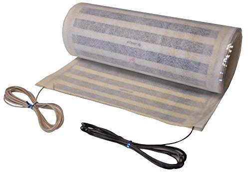 QuietWarmth QWT1.5X5F240 7.5 Square Feet 240V Electric Floor Heating System for Tile and Glued Floors, 1.5' x 5'