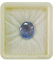 Sidharth Gems Blauer Saphir 8,25 Ratti 7,62 Karat unbeheizter und unbehandelter Neelam-Edelstein, Lose Edelsteine, Blauer Saphir