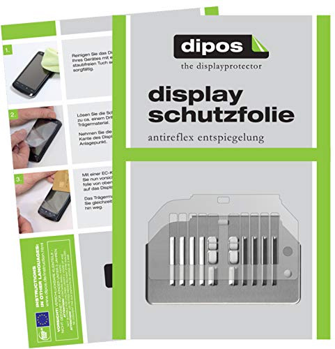 dipos 2X Matte Schutzfolie kompatibel mit Siemens EQ.6 TE604509DE Series 400 – Perfekte Passform, für Abtropfblech und Abtropfgitter Kaffeemaschine Made in Germany