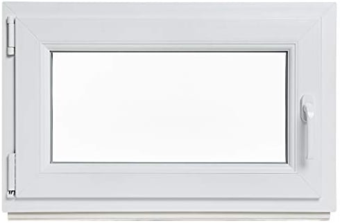 Kellerfenster - Kunststoff - Fenster - weiß - BxH: 80 x 40 cm - DIN rechts - 3-fach-Verglasung - Lagerware