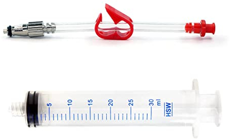 Entlüftungskanten-Werkzeug für Reverb, 1 x Fernbedienung, passend für vorhandene RockShox Reverb Sattelstützen-Entlüftungskit – inkl. 30 ml Spritze