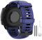 ANBEST Armbändern Kompatibel mit Garmin Instinct/Instinct 2 Armband, Weiches Silikon Uhrenarmband Sport Ersatzarmband für Garmin Instinct, Dunkelblau