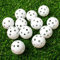THIODOON Golf-Übungsball, Luftstrom, hohl, Übung, Golfbälle, 40 mm, Kunststoff, Golfbälle für Schaukelübungen, Fahren, Zuhause, Outdoor, Golfspiele für Erwachsene und Kinder, 12 Stück