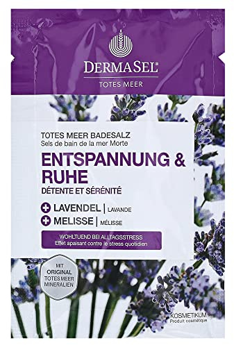 DermaSel® Badesalz Entspannung & Ruhe | Totes Meer | 80 g