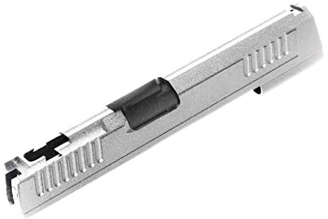 Airsoft Softair Ersatzteile KF CNC Aluminum Slide Schlittern Passend für Tokyo Marui Hi-Capa 5.1 Serie GBB Pistole Silber