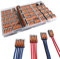 Morsettiere Elettriche, CESFONJER Connettori Elettrici Rapid, Conduttore Compatto Connettore, Leva-Dado Cavo Connettore Set,14 Pezzi 2 Porte/14 Pezzi 3 Porte/10 Pezzi 4 Porte / 8 Pezzi 5 Porte