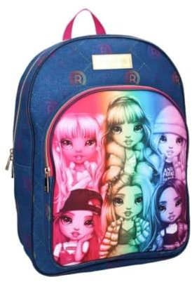mybagstory - Sac à dos - Rainbow High - Enfant - Ecole - Maternelle- Primaire - Garderie - Crèche - Cartable Fille - Taille 43 cm - Bretelles réglables