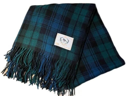 BELPO Tartan blanket - Australian Modern - 100% wool - Gift - warm - stylish - blanket - Plaid