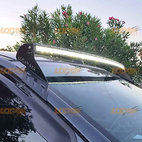 Generico Supports pour barre LED 50 Courbe pour Ford Ranger T8 2019-2023