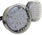 Yecnecty 1 Paar weiße Linse Universal Motorrad Blinker LED-Anzeige ATV rund vorne hinten E8 Lampe Scooter Dirt Bike Blinker