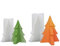 Weihnachtsbaum Silikonform 3D Silikon Weihnachten Kerzenform, DIY Weihnachtsbaum Kerzengießform Kerzenherstellung, Kerzenformen Zum Gießen Weihnachten Deko Für Aromatherapie, Schokolade (Stil B)