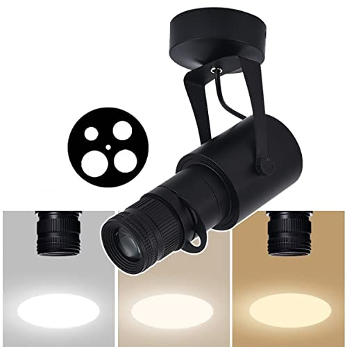 LED Pinspot Licht, Theaterbühne Zoom Strahler, 20W/30W LED Track Licht Zoom Strahler, KTV Bar Restaurant Cafe Hintergrundspot Beleuchtung,20W/B-6000K
