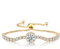 TOFBS Elegantes Armband Mit Zirkonia Steinen Verstellbares Armband Für Damen Funkelnder Schmuck Hochwertiges Design Für Besondere Anlässe Silberfarbenes Armband Mit Glitzersteinen