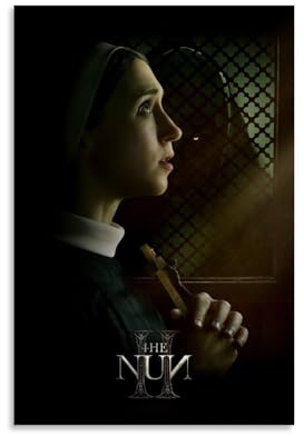 MUTYNE The Conjuring Art Nun Poster Dekorative Malerei Leinwand Wandkunst Wohnzimmer Poster Schlafzimmer Malerei 08x12inch(20x30cm)