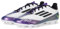 adidas Unisex-Kinder F50 Club Messi Flexible Ground Sneaker, Weiß/Schwarz/Unity Purple, 8.5 Toddler