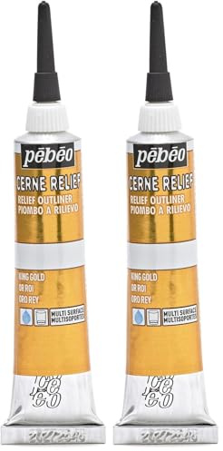 PEBEO CERNE RELIEF KING GOLD one size,20 ml (Pack of 2)