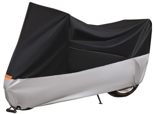 Motorbike Cover,Waterproof Outdoor Oxford Cloth Universal Style XXL:245x105x125cm Motorcycle Cover Sunproof Dustproof Windproof Protection Cover
