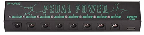 Solinder Gitarrenpedal, Power-Pedal, Power-Pedal, Power-Gitarren-Effektor-Netzteil, 8 isolierte DC-Ausgänge