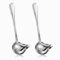Lot de 2 petites louches, petites louches pour servir des sauces, des sauces et des vinaigrettes, 20,3 cm