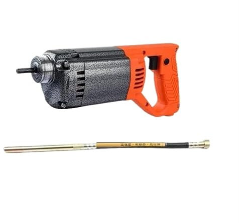 Betonmischer, Z1D-50-1L 1300W Handbetonrüttler Industrieller tragbarer Rüttler Betonrüttler(1.5m tube)