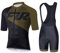 UGLY FROG Completo Ciclismo Uomo Estivo, Traspirante ed Elastico Magliette e Pantaloncini Maniche Corte con Salopette Ciclismo con Cuscino Imbottito in Schiuma Abbigliamento MTB