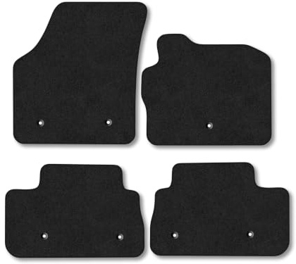 Land Rover Freelander (2013-2014) Carpet Car Mats | Black Edge Trim Tailored Fit Floor Mats Full Coverage Protection Accessories Easy Clean Anti Slip Made in the UK