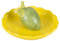 Villa d'Este Home Tivoli 2020 Piattino decorativo tondo 11,2 cm in ceramica, design limone, Fruit Life