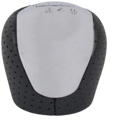 6-Gang-Schaltknauf für Hyundai IX35 I30 2842231696, Leder-Schaltknauf, Chrom