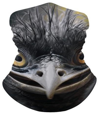 Kopftuch Emu Unisex Röhrenschal Multifunktion Bandana für Lauf Herren 26X30cm
